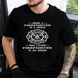 Embroidered T-shirt Retired Firefighter Is An Honor