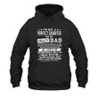 I'm Not A Perfect Daughter But My Crazy Dad Loves Me White Text Printed 2D Unisex Hoodie