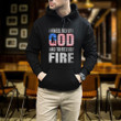 I Kneel Before God And To Return Fire Printed 2D Unisex Hoodie