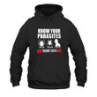Funny Trump Know Your Parasites Trump 2024 Printed 2D Unisex Hoodie