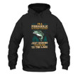 Fishing With Sayings I'm A Fishaholic On The Road To Recovery Printed 2D Unisex Hoodie
