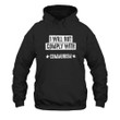 I Will Not Comply With Communism Printed 2D Unisex Hoodie