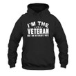 I'm The Veteran Not The Veteran's Wife Womens Military s Best Gifts For Wife Printed 2D Unisex Hoodie