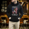 Stand For The Flag Kneel For The Cross Big Flag Printed 2D Unisex Hoodie