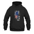 Police Back The Blue Police Tees Salute The Flag Back The Badge Printed 2D Unisex Hoodie