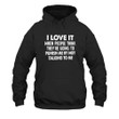 Trending Funny Quote When People Think They're Going To Punish Me Unisex Printed 2D Hoodie