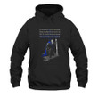 Police Back The Blue Knight Be Without Fear In The Face Of Your Enemies Printed 2D Unisex Hoodie