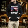 Patriot Day Gifts American Patriots 11th Of September Memorial Never Forget 20th Anniversary Printed 2D Unisex Hoodie
