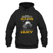 Veteran Never Underestimate An Old Man Who Flew In A Huey Father's Day Gift For Dad Printed 2D Unisex Hoodie