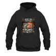 Veteran We Stand For The Flag Kneel For The Fallen Printed 2D Unisex Hoodie