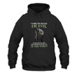 Veteran I Carry Not Because I'm Evil But Because I've Lived Printed 2D Unisex Hoodie