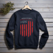 American By Birth Patriot By Choice Printed 2D Unisex Sweatshirt