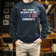 Biden I'm A Proud Member Of The LGBFJB Community Printed 2D Unisex Sweatshirt