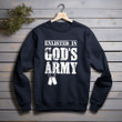 Army Veteran Enlisted In God's Army Printed 2D Unisex Sweatshirt