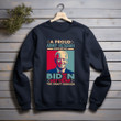 A Proud Army Veteran Supporting Biden Not Trump The Draft Dodger Printed 2D Unisex Sweatshirt