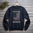 Biden Let's Go Brandon Gun Printed 2D Unisex Sweatshirt