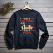 Being A Navy Veteran Is An Honor Being A Papa Is Priceless Printed 2D Unisex Sweatshirt