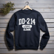 DD214 Marine Corps Alumni USMC Veterans Printed 2D Unisex Sweatshirt