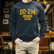 DD214 Air Force Alumni USAF Veterans Yellow Printed 2D Unisex Sweatshirt