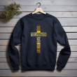Christian Cross Gothic Celtic Cross Golden Printed 2D Unisex Sweatshirt