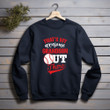 Baseball That's My Awesome Grandson Out There Printed 2D Unisex Sweatshirt