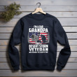 Desert Storm Veteran I'm A Dad Grandpa Veteran Nothing Scares Printed 2D Unisex Sweatshirt