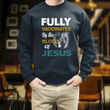 Christian Jesus Fully Vaccinated By The Blood Of Jesus Printed 2D Unisex Sweatshirt