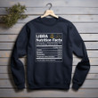 Funny Libra Nutrition Facts Libra Birthday Birthday Gift For Her Unisex Printed 2D Sweatshirt