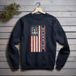 Ham Radio Operator 4th July American Flag Veteran Printed 2D Unisex Sweatshirt