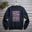 I'm Not A Perfect Daughter But My Crazy Dad Loves Me Pink Text Printed 2D Unisex Sweatshirt