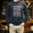 I'm Not A Perfect Daughter But My Crazy Dad Loves Me Pink Text Printed 2D Unisex Sweatshirt