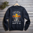 I Would Rather Stand With God And Be Judged By The World Christian White Text Printed 2D Unisex Sweatshirt