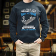 I'm A Grumpy Old Navy Veteran Printed 2D Unisex Sweatshirt