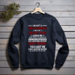 Funny Quote Father's Day Gift Idea I'm Not A Perfect Daughter But My Crazy Dad Printed 2D Unisex Sweatshirt