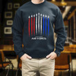 United States Air Force American Flag Printed 2D Unisex Sweatshirt