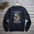 The Devil Whispered In My Ear You're Not Strong Enough To Withstand The Storm Printed 2D Unisex Sweatshirt