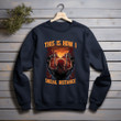 This Is How I Social Distance Printed 2D Unisex Sweatshirt