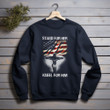 Stand For Her Kneel For Him Printed 2D Unisex Sweatshirt