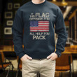 Veteran If This Flag Offends You I'll Help You Pack Printed 2D Unisex Sweatshirt