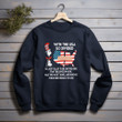 With The USA So Divided I'm Just Glad To Be On The Side That Believes In God Printed 2D Unisex Sweatshirt