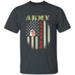American Flag Proud Us Army Veteran Printed 2D Unisex T-Shirt