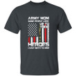 Female Veteran Mother's Day Gift For Mom Army Mom Some People Look Up Printed 2D Unisex T-Shirt