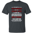 Funny Quote Father's Day Gift Idea I'm Not A Perfect Daughter But My Crazy Dad Printed 2D Unisex T-Shirt