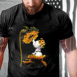 Elephant Sunflower For Cute Girls Printed 2D T-Shirt