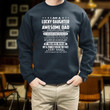 Lucky Daughter Awesome Dad February Printed 2D Sweatshirt