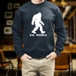 Vintage Funny Ew People Gift For Bigfoot Lovers Printed 2D Sweatshirt