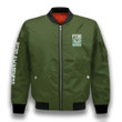PTSD Awareness You Never Know What People Are Fighting Green 3D Printed Unisex Bomber Jacket