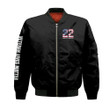 22 Veterans To Save Today You Are Not Alone Black 3D Printed Unisex Bomber Jacket