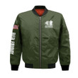 RED Friday Military Service Dogs Veteran Green 3D Printed Unisex Bomber Jacket