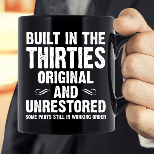 Built-In The Thirties Original And Unrestored Mug
